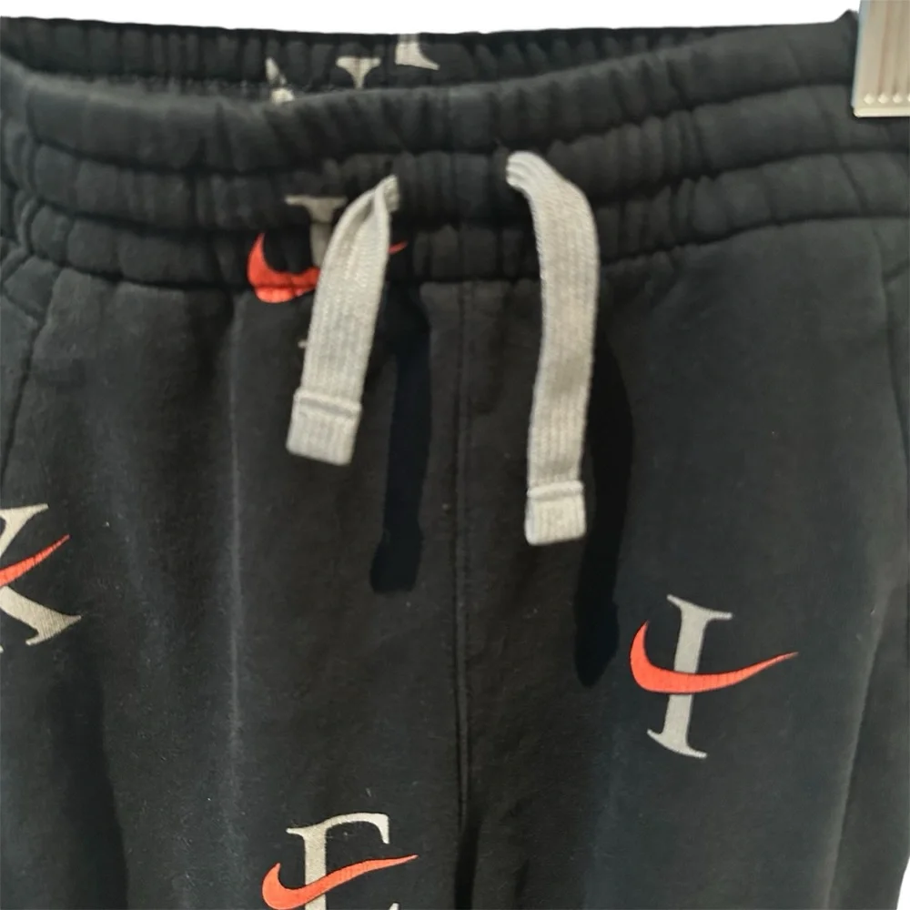 Nike Club Fleece Printed Joggers Black Kids Size‎ XL